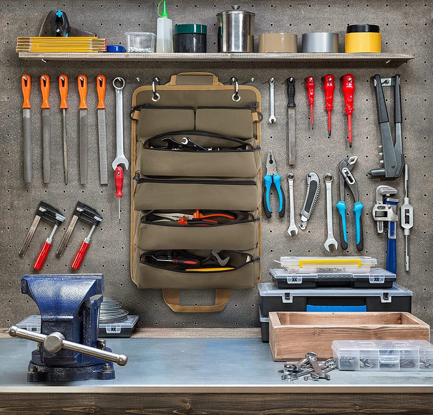 Portable Rolled Tool Bag